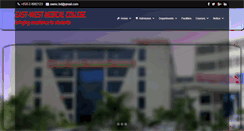 Desktop Screenshot of eastwestmedicalcollege.com